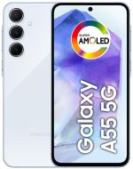 Samsung Galaxy A55 | 128 GB, Exynos 1480, 8 GB RAM, Câmera Tripla (50MP + 12MP + 5MP), 6.6", Azul Claro (SM-A556E)