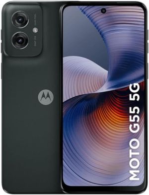 Motorola Moto G55 | 256 GB, Dimensity 7025, 8 GB RAM, Câmera Dupla (50 MP + 8 MP), 6.5", Preto (XT2435-1)