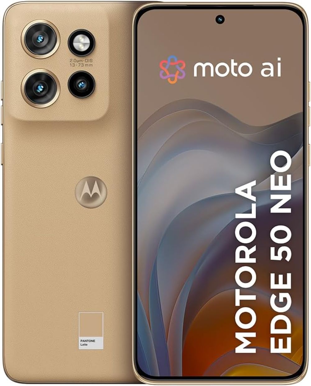 Motorola Edge 50 Neo | 256 GB, Dimensity 7300, 8 GB RAM, Câmera Tripla (50MP + 10MP + 13MP), 6.4", Latte (XT2409-2)