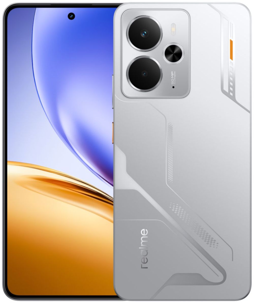 realme 14 | 256 GB, Snapdragon 6 Gen 4, 12 GB RAM, Câmera 50MP, 6.67" AMOLED, Prata (realme14R12A256)